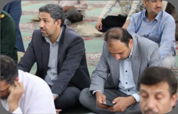 حضور مدیر کل مراسم بزرگداشت هفتمین روز شهادت رئیس جمهور