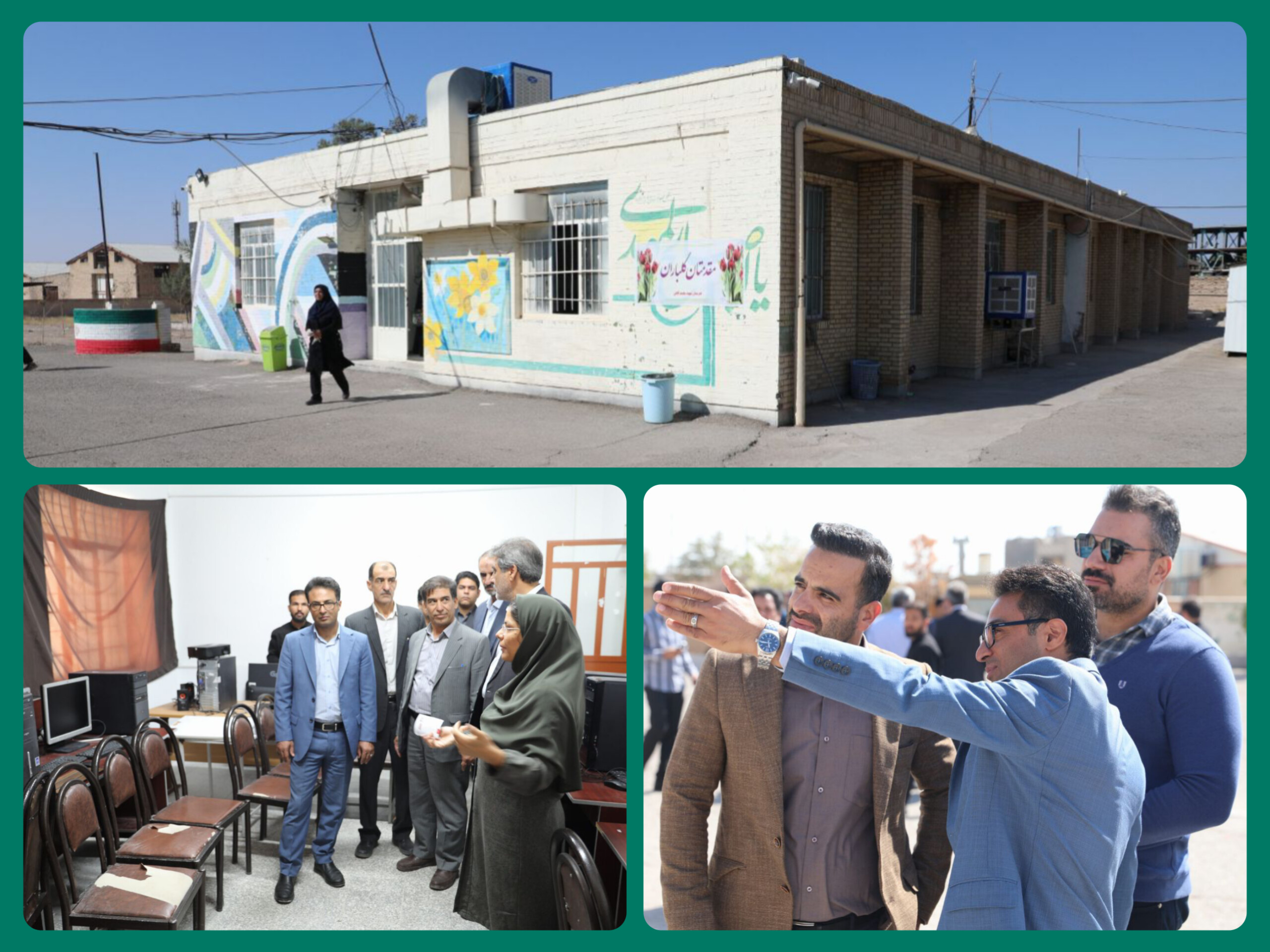 در راستای نهضت توسعه عدالت در فضاهای آموزشی صورت گرفت/بازدید مدیرکل نوسازی مدارس استان کرمان و نماینده مردم شهربابک در مجلس، از پروژه ها و مدارس شهرستان شهربابک